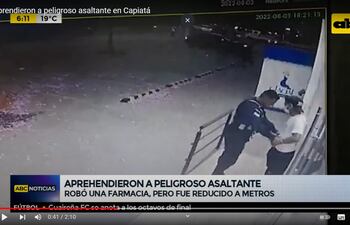 Personal policial frustró asalto en Capiatá.