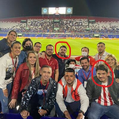 Oscar "Nenecho" Rodríguez compartió un encuentro de fútbol con varios amigos el 9 de setiembre de 2021. Entre ellos se encontraba el actual director de Tránsito y Transporte de la Municipalidad, Fernando Machuca.