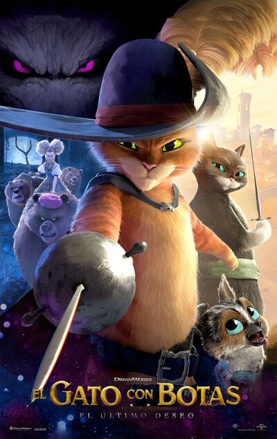 El gato con botas el último deseo película