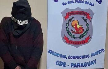 Junior Javier Imbachi Galeano está imputado por el asesinato de su vecino Mariano Bogado Samudio.