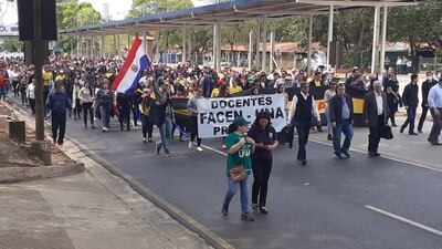 El cierre se realiza en la zona del Campus de la UNA en San Lorenzo.