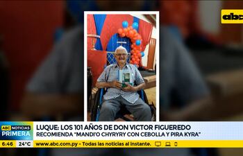 Poblador de Luque cumplió ¡101 años!