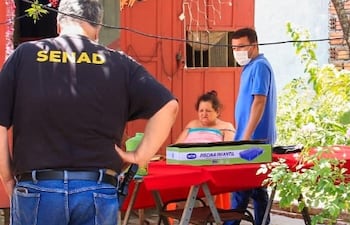 Otilia Sandoval Centurión, detenida.