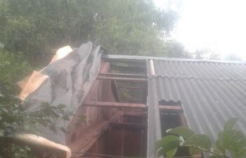 Hasta el momento, Domingo Martínez de Irala es el único municipio donde se reportaron viviendas destechadas.