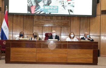 Integrantes del MNP dieron ayer su informe anual en el Senado y se refirieron a la situación en las cárceles (Foto gentileza)