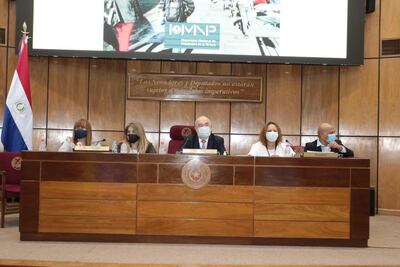 Integrantes del MNP dieron ayer su informe anual en el Senado y se refirieron a la situación en las cárceles (Foto gentileza)