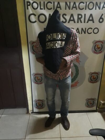 Narciso Sosa, detenido en la comisaría 6ª a disposición del Ministerio Público.