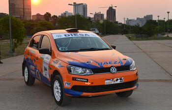 Nicolás Baeza, a bordo del Volkswagen Gol 1.6 de la RC5, estará navegado ésta vez por Christian Ledesma en el Desafío del Asfalto 2022.