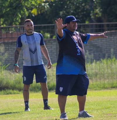 Humberto García Ramírez (48 años), entrenador de la V azulada.
