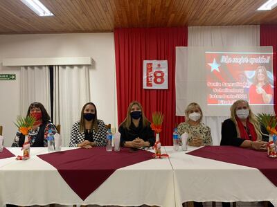 Parte del evento del lanzamiento del movimiento integrado solo por mujeres en el Chaco Central.