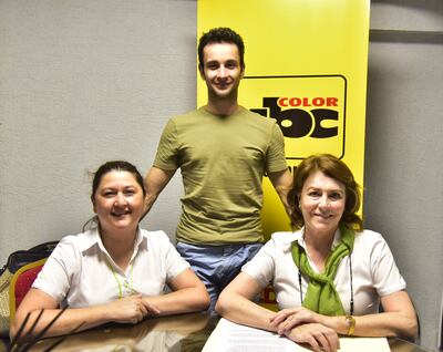 Cinthia Zunini y Maribeth Brizuela, del CPD, junto a Abel Rivarola dieron detalles del festival.