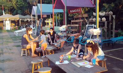 Hay varias actividades para que los niños puedan disfrutar junto a la familia, en el Anfi.