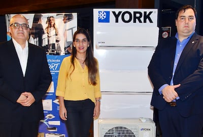 Javier Montenegro, Tannia Ruiz y Mariano Bruno, en la presentación.
