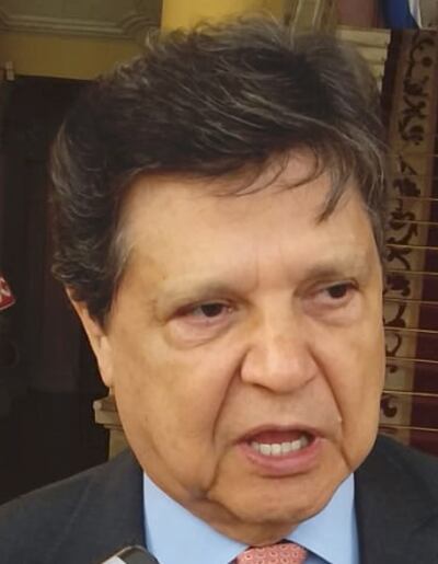 Euclides Acevedo, ministro del Interior. Asistirá a la reunión reservada con el titular de la Comisión Permanente del Congreso.