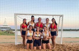 Olimpia ganó el circuito de arena en beach handball.
