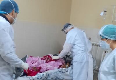 Las terapias también están colapsadas en el interior del país.