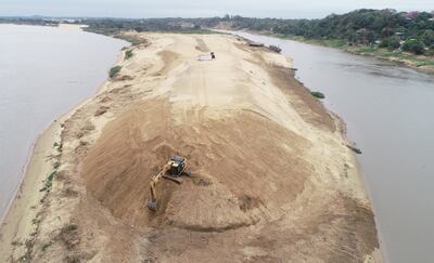 El sindicato de pescadores pide el cese de las obras de la isla San Francisco.