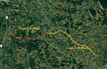 El asfaltado del Cruce Kimex - Kressburgo – Carlos Antonio López se adjudicó en dos lotes.