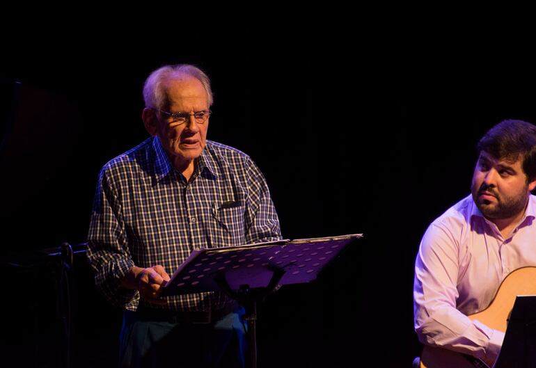 Eladio Pérez González junto a Javier Acosta Giangreco.