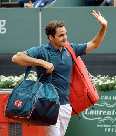 Rápido adiós de Roger Federer del torneo de Ginebra (AFP).