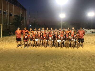 Integrantes de la dotación del Atlético San Miguel de Valle Pucú, Areguá.