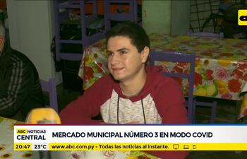 Mercado Municipal Nº 3 en modo covid