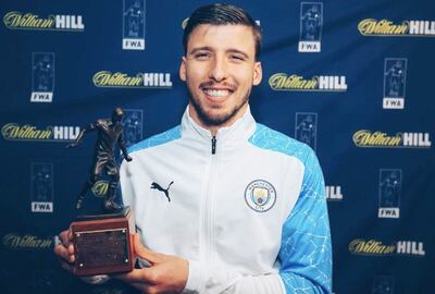 Ruben Dias, 24 años, juega su 1ª temporada en la Premier League con el Manchester City.