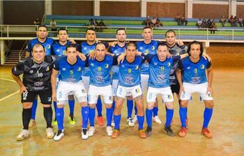 Selección de Encarnación, que clasificó a la etapa final del Nacional, pero finalmente no jugará.