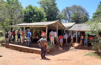 Casa de Simeón Jiménez, asesinado en la noche del lunes y cuyo cuerpo fue hallado esta mañana