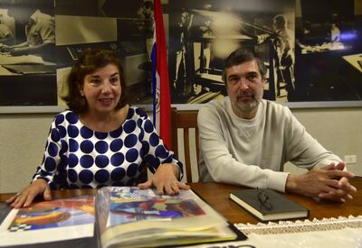 Ninelle Miltenberger y el pintor Víctor Shtivelberg comentaron acerca de su experiencia en Paraguay.