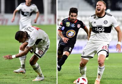 Primero Derlis González y solo, cuando siente el dolor en la rodilla derecha, y luego Isidro Pitta, en el ataque a gol también sintió el pinchazo y quedó ahí. Dos restas.