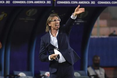 Ricardo Gareca, 63 años, entrenador argentino que dirige a Perú.