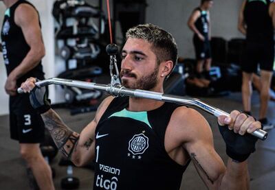 Gastón Hernán Olveira (29 años), arquero titular de Olimpia.