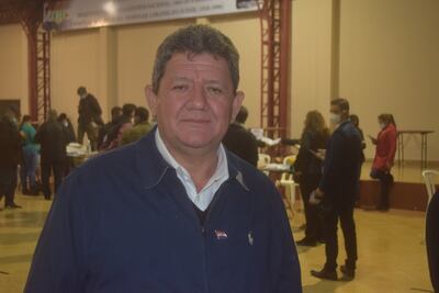 candidato de Concordia Colorada, César Rojas.