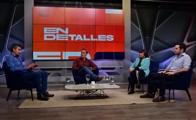 De izquierda a derecha: el diputado Édgar Acosta (PLRA), la diputada La diputada Celeste Amarilla (PLRA) y el diputado Sebastián García (Patria Querida).