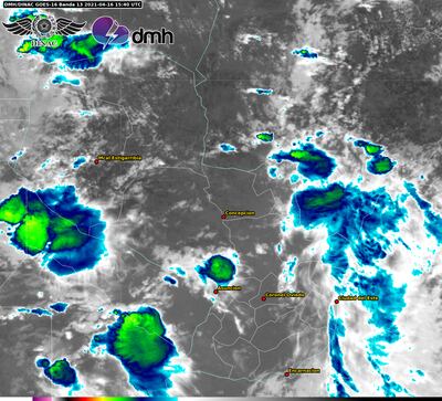 Boquerón, Presidente Hayes y San Pedro se verán afectados por el clima severo.