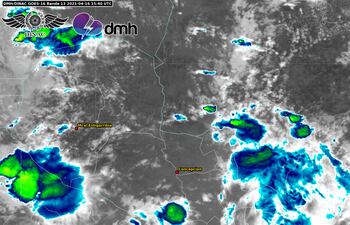 Boquerón, Presidente Hayes y San Pedro se verán afectados por el clima severo.