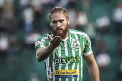 Isidro PItta, 23 años, fichó por el Cuiabá de la Primera División del fútbol brasileño.