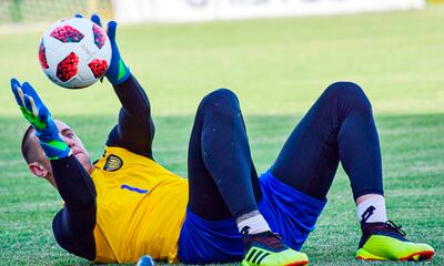 Nicolás Campisi, el arquero de Luqueño.