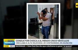 Conductor en contramano choca a, al menos, cinco vehículos