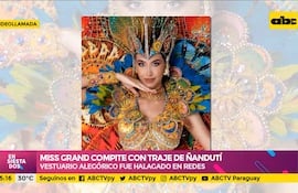 La Miss Grand 2021 tendrá un vestuario alegórico bien Paraguayo