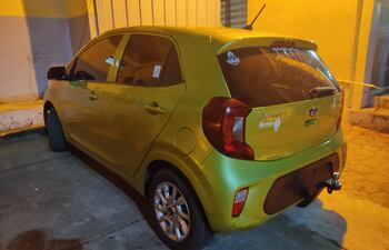 El automóvil fue requisado comoj evidencia, ya que contaba con orden de secuestro.