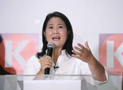 Keiko Fujimori se quedó con la segunda plaza para el balotaje.