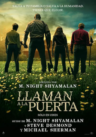 Póster de la película "Llaman a la puerta".