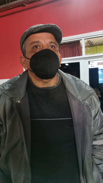 Hubo Galván, coordinador de operaciones de la Terminal de ómnibus.