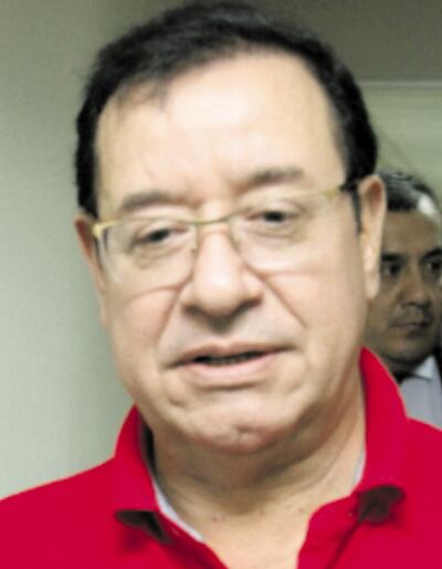 Miguel Cuevas, diputado colorado procesado por enriquecimiento ilícito. Está con prisión preventiva desde hace 5 meses.