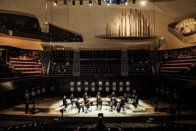 La Filarmónica de París, que se reunió recientemente.