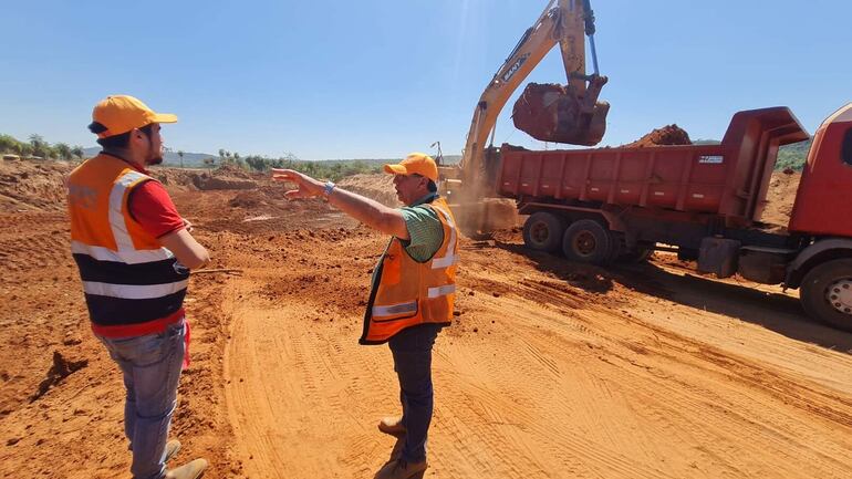 El MOPC y contratista verificaron los trabajos.