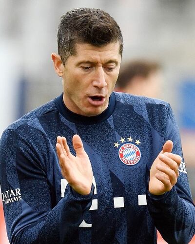 Robert Lewandowski quiere superar los 40 goles en una temporada en la Bundesliga.