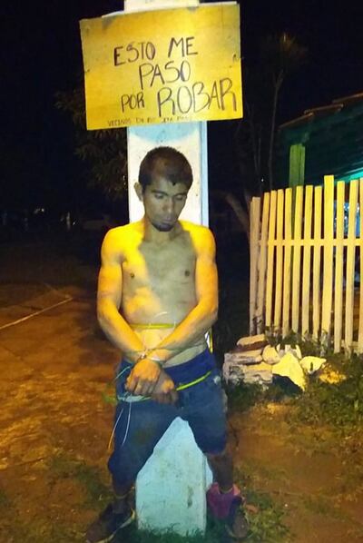 Los vecinos "corrigieron" a supuesto ladrón en Encarnación.